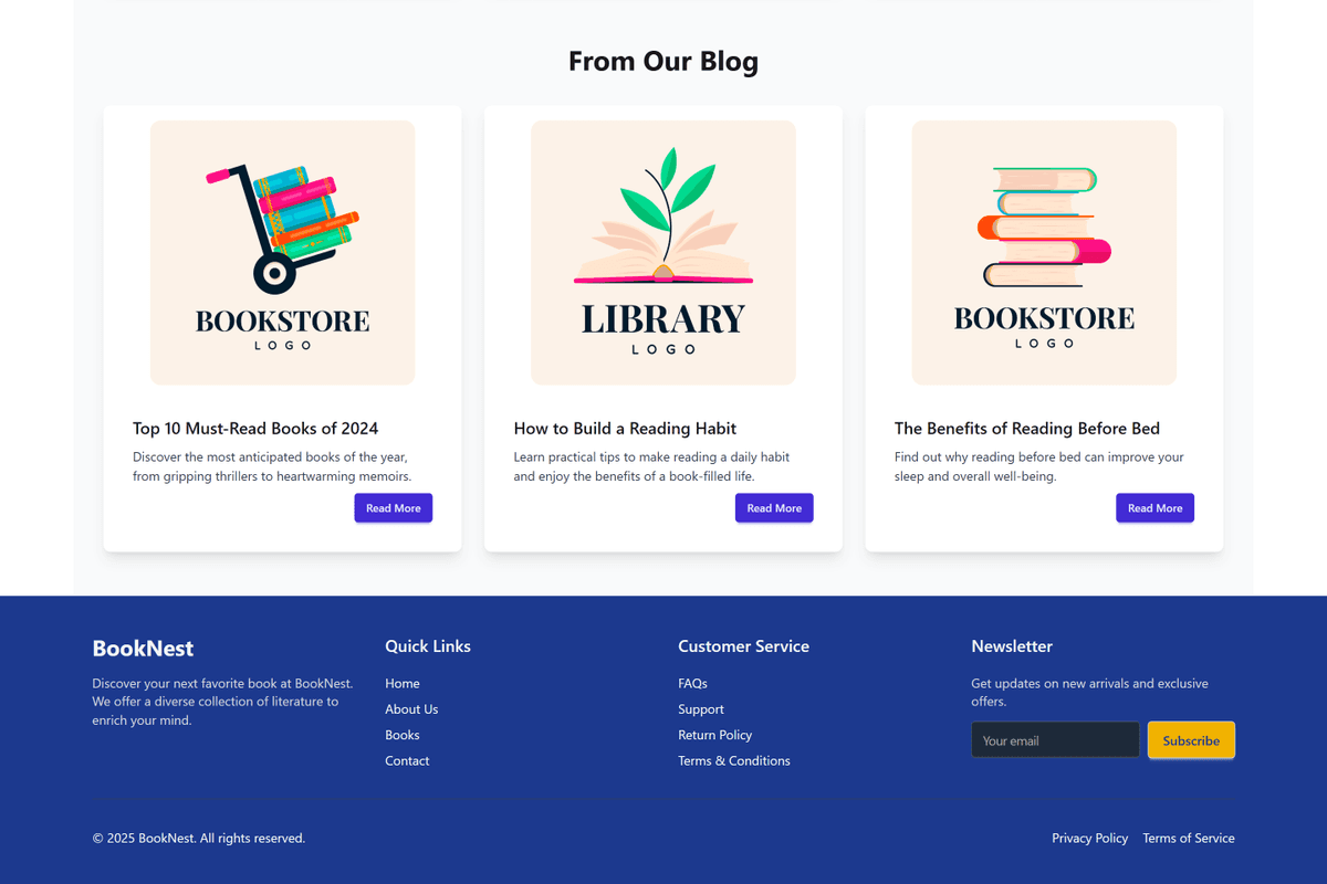 BookNest screenshot
