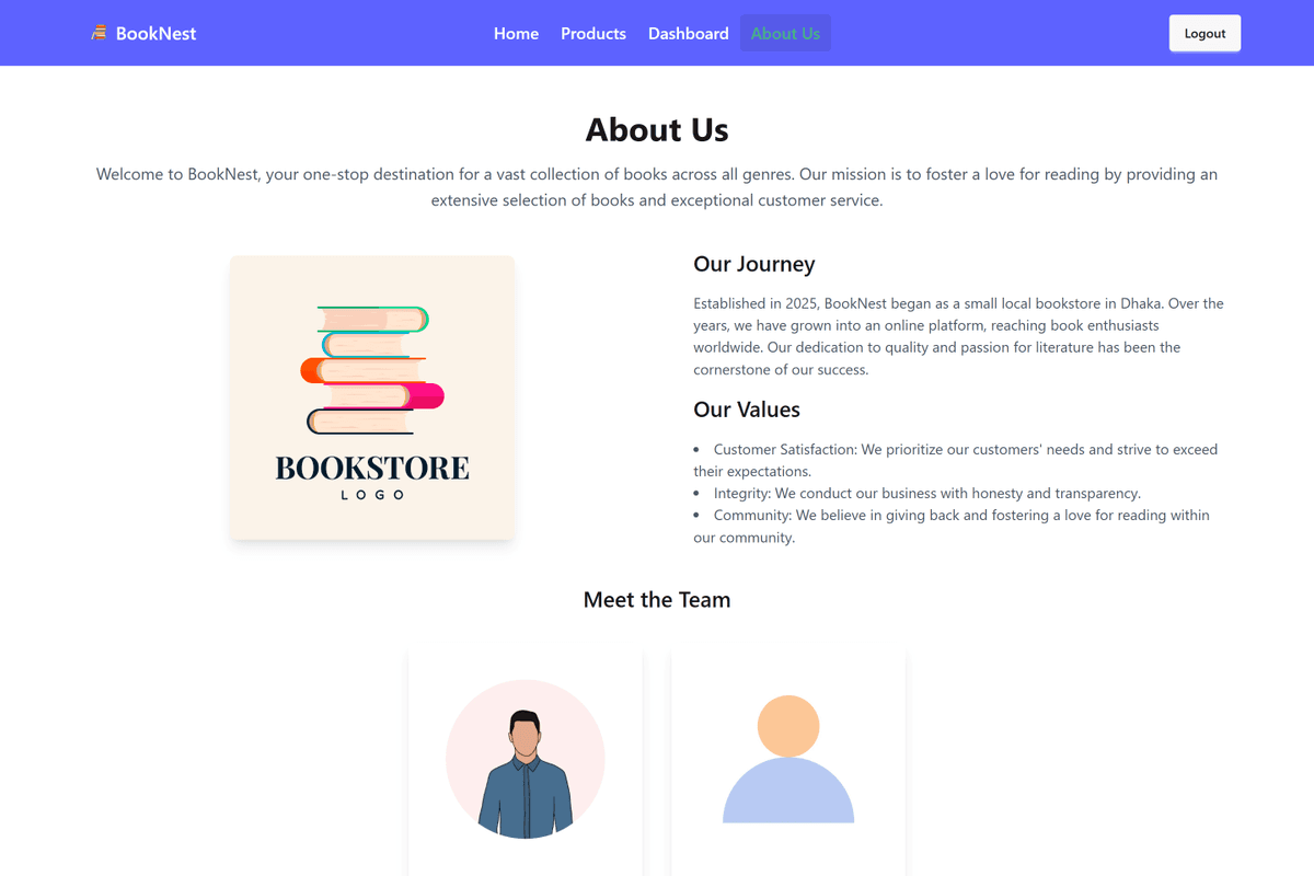 BookNest screenshot