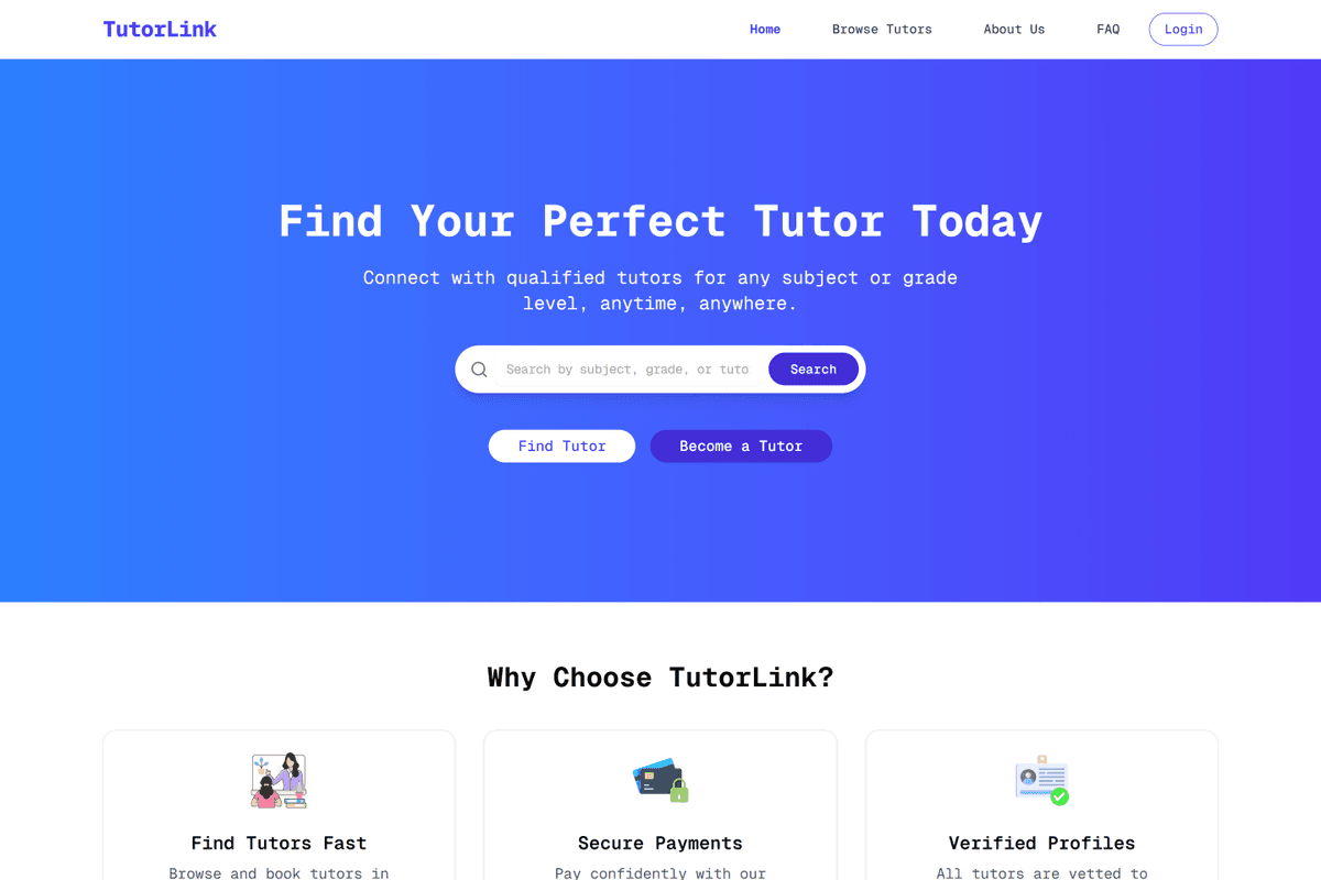 TutorLink screenshot