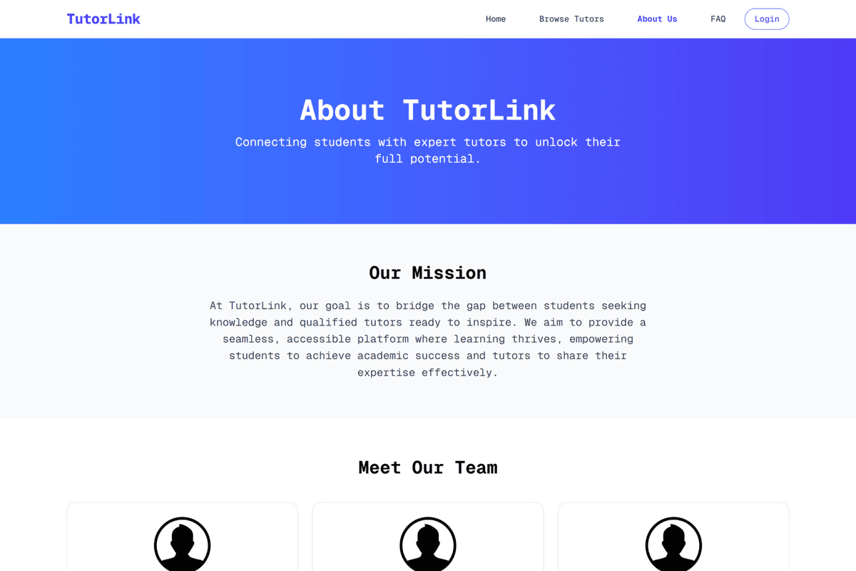 TutorLink screenshot