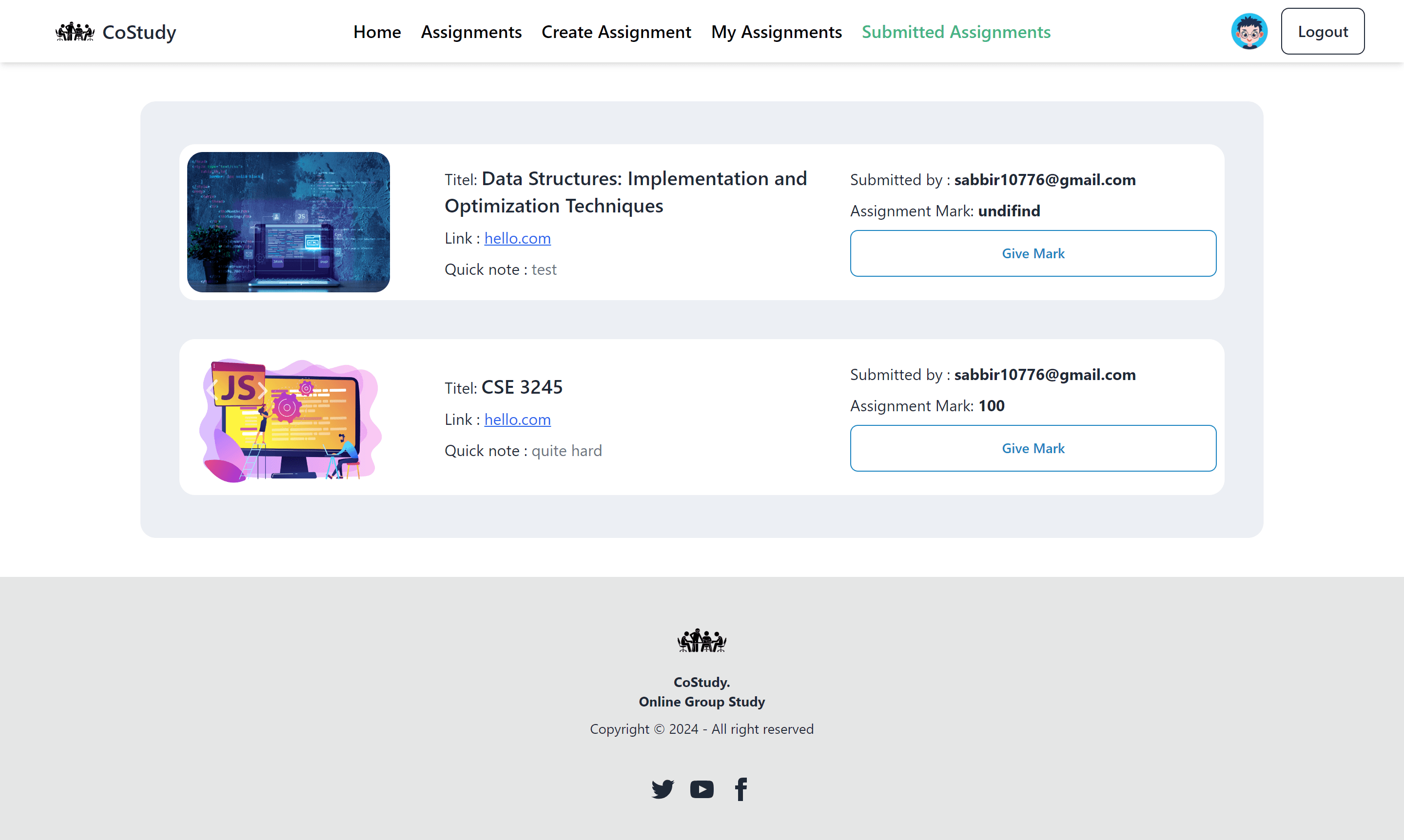 Online CoStudy 
